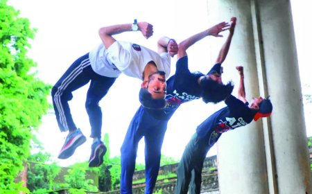 Rampur's parkour pioneers turn ruins into launchpads