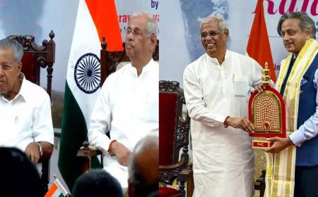 Face-off at Kerala governor's event: CM Vijayan slams over journal; Tharoor suggests renaming office