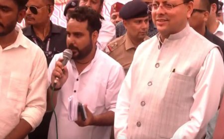 Uttarakhand CM meets youths protesting over UKSSSC exam paper leak