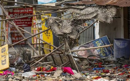 Karur stampede: Chennai police arrests 3 for spreading rumours; TVK, BJP members involved