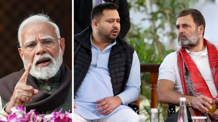 'Entitled ones': PM Modi's jab at Tejashwi, Rahul; 'kaamdaar vs naamdaar' returns before Bihar polls