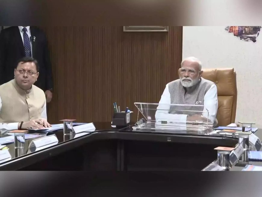 PM Modi reviews flood situation in Uttarakhand; holds meeting with governor, CM Dhami