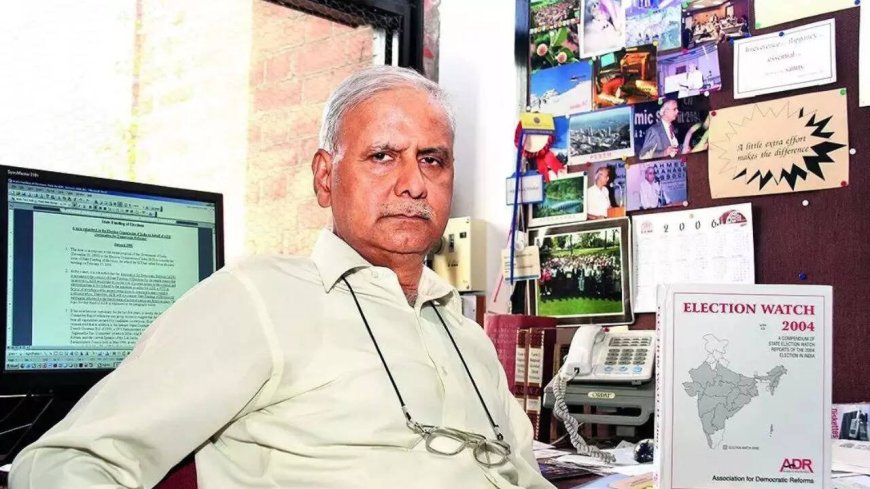 Jagdeep Chhokar turned lens on polls & politicians