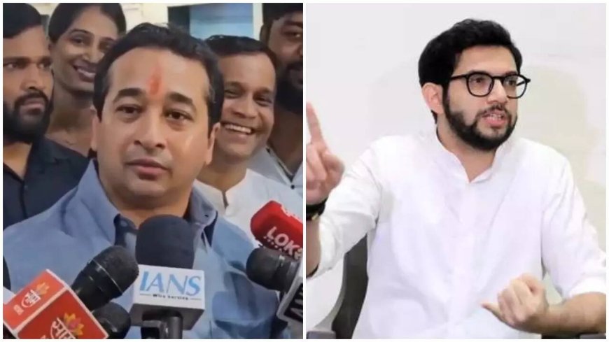 'Will watch in burqa’: Nitesh Rane mocks Aaditya Thackeray over India–Pakistan match- Watch