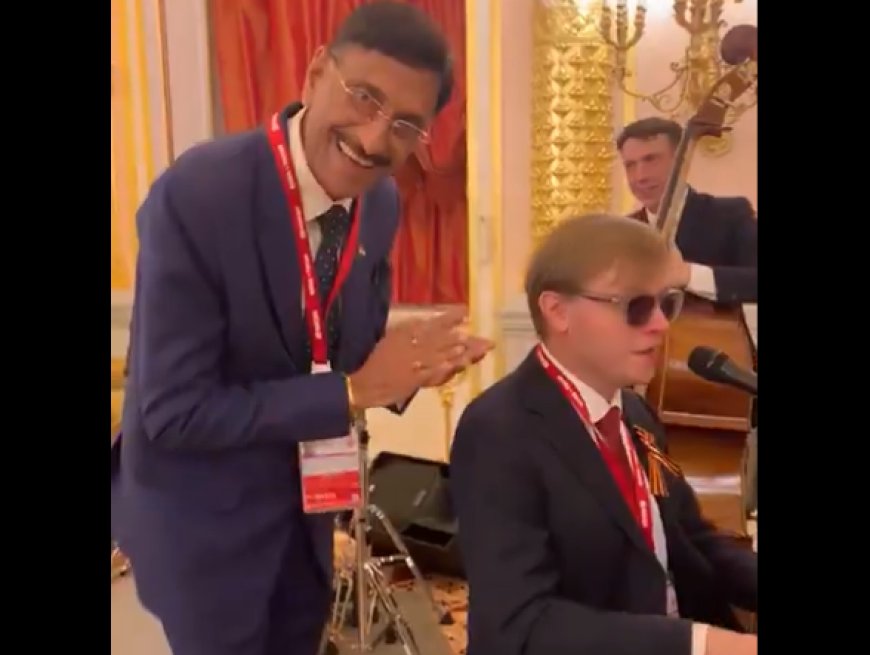 ‘Mera Joota Hai Japani’ strikes a chord at Putin’s Victory Day reception in Moscow; MoS Defence Sanjay Seth shares video | Watch