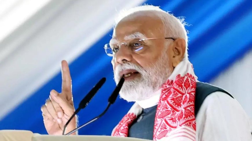Congress backed infiltrators, Modi claims at Assam rally