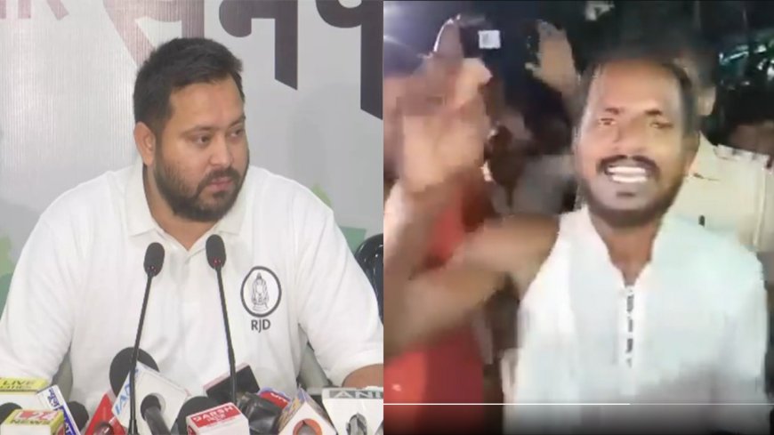 Did BJP minister Jibesh Mishra assault journalist over question on road? Tejashwi Yadav presents video proof; demands FIR
