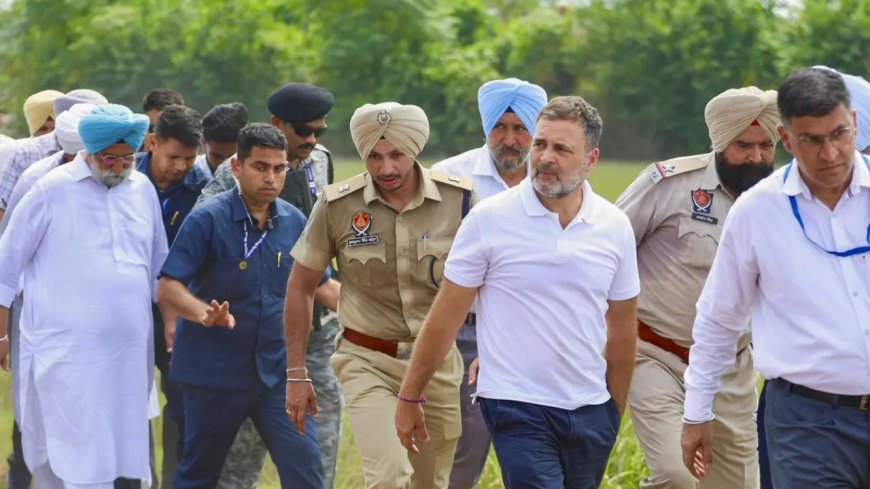 'Throwing tantrums': BJP shares video of Rahul Gandhi’s spat with cop in flood-hit Punjab; calls it 'drama'
