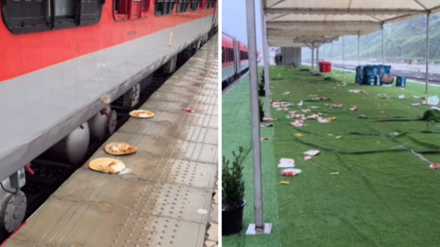 'Zero civic sense': New Mizoram railway station littered just 24 hours after inauguration - Video