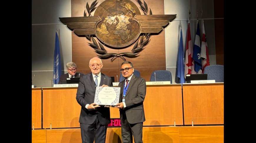 ICAO confers ‘Council President Certificate’ on DGCA for 'effective safety oversight system'