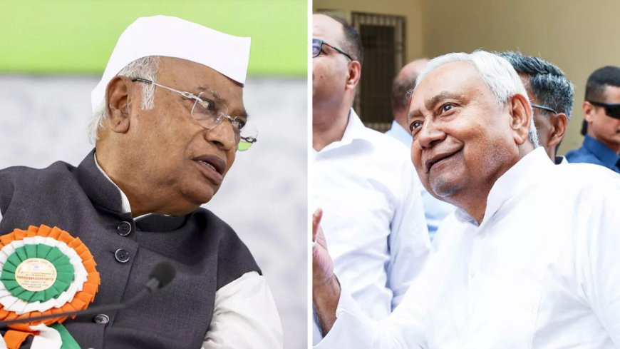 'BJP has mentally retired Nitish': Kharge says NDA's internal conflict out in open; targets PM Modi