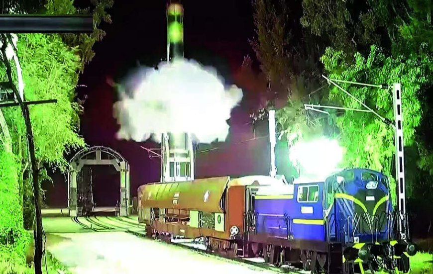 Latest Agni-Prime test-fired from rail-based launcher