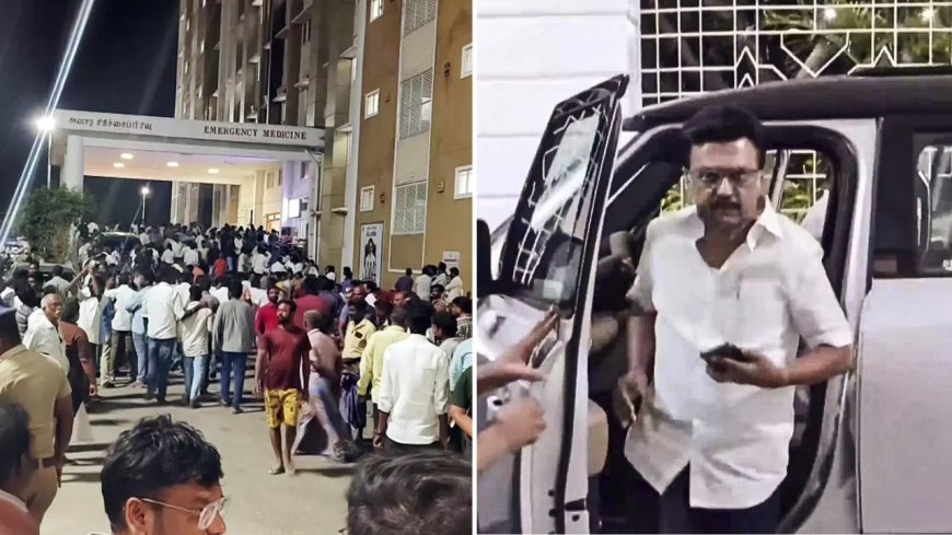 'Standing here with deep sorrow': Tamil Nadu CM MK Stalin consoles Karur stampede families; orders inquiry under retired judge