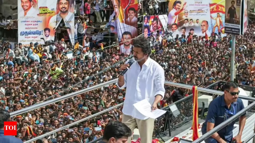 'Crowd surged to get better view': FIR blames Vijay's late arrival for overcrowding at Tamil Nadu rally; stampede toll rises to 41