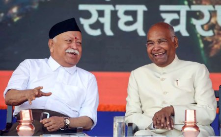 Kovind quotes ex-PM Vajpayee’s ‘Bhim Smriti’ speech, hails RSS