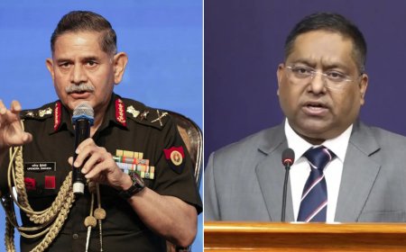 Evening news wrap: Army chief warns Pak over 'state-sponsored terrorism'; MEA slams police action in PoK protests; & more