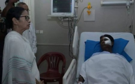 Bengal BJP MP attacked: Mamata visits injured Khagen Murmu in hospital; assures full support