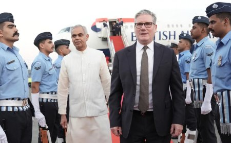 Keir Starmer in India for two days: UK PM lands in Mumbai; will meet PM Modi to discuss India-UK ties