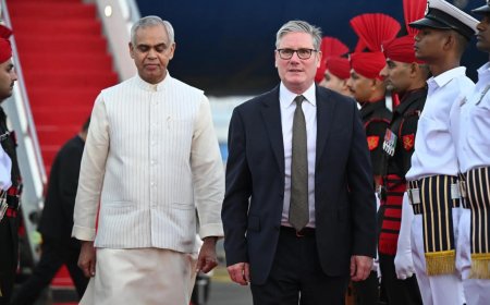 UK PM in India: Keir Starmer sidesteps query on New Delhi's import of Russian oil; won’t relax visa rules