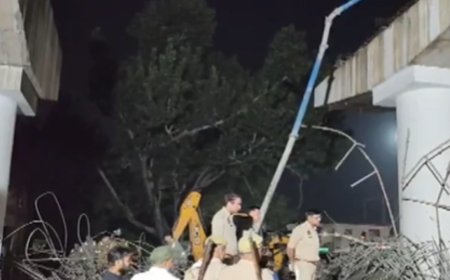 Firozabad: Railway over-bridge collapses; rescue operations under way
