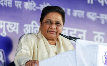 Grateful to BJP, says Mayawati; slams 'double-faced' SP