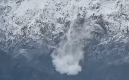 Avalanche hits Himachal Pradesh's Dharamshala; snow cascades on Dhauladhar Hills - watch video