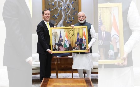 'Mr PM, you are great': US ambassador-designate gifts Trump-signed portrait to PM Modi — See pic