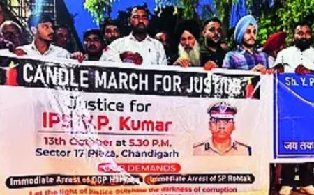 Haryana on alert as tension rises over IPS officer's suicide