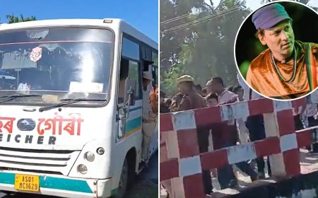 Zubeen Garg case: Violence after supporters gather outside Assam jail, 5 accused sent to judicial custody - video