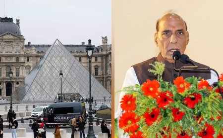 Evening news wrap: France's Louvre museum hit by shocking jewellery heist, Rajnath Singh hails BrahMos missile & more