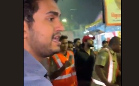 Watch: UP man abuses, forces car driver to kneel and apologise over parking dispute; Congress links him to BJP