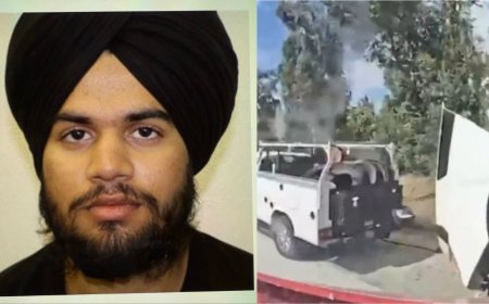 Truck chain-reaction crash in California: 'Illegal immigrant' Jashanpreet Singh arrested for killing 3; 21-year old Indian-origin was under influence