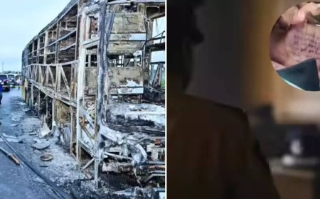 Evening news wrap: Survivors recall terrifying Andhra bus blaze; Satara woman doctor's suicide gets murky, cop suspended & more