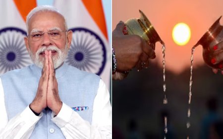 Chhath Puja: PM Modi extends greetings for Kharna Puja; shares folk song by Dinesh Lal Yadav 'Nirahua'