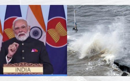 Evening news wrap: PM Modi says 21st century belongs to India-ASEAN, Army on high alert ahead of cyclone Montha & more