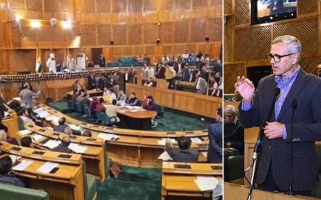 J&K assembly backs law university plan amid regional tug-of-war; BJP backs resolution inside, demands CM’s ouster outside
