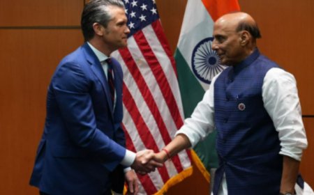 'New chapter': Rajnath Singh meets US secretary of War Pete Hegseth ; signs 10 yr defence framework