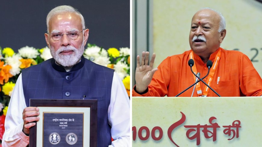 'Inspiring address': PM Modi hails RSS chief Mohan Bhagwat’s centenary speech; stresses global impact of Sangh's values