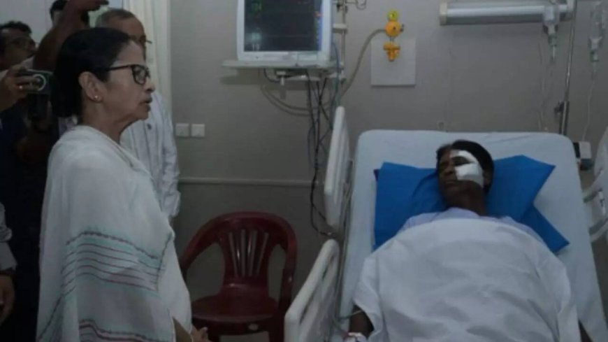 Bengal BJP MP attacked: Mamata visits injured Khagen Murmu in hospital; assures full support