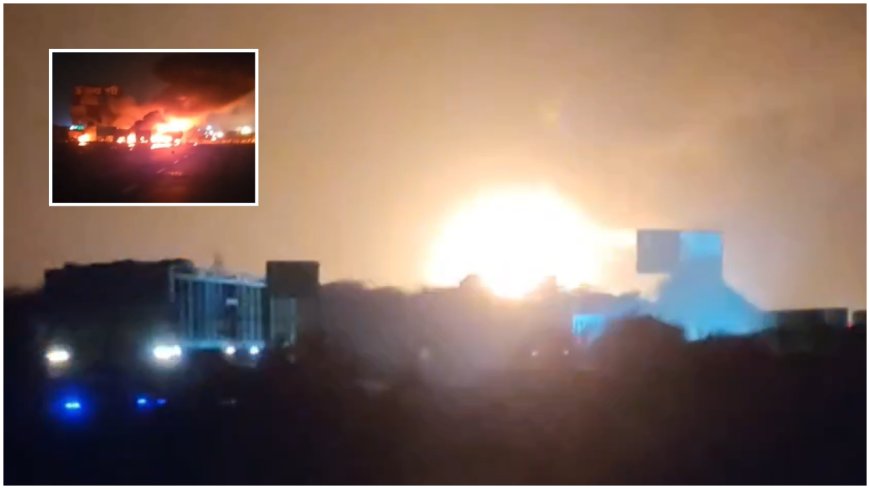 Jaipur-Ajmer highway inferno: LPG truck collision triggers massive fire; CM Bhajanlal orders on-site review
