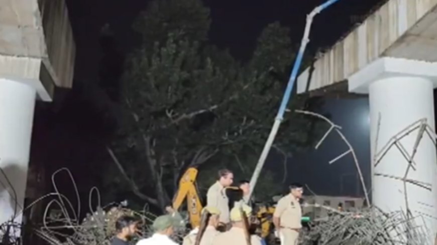 Firozabad: Railway over-bridge collapses; rescue operations under way