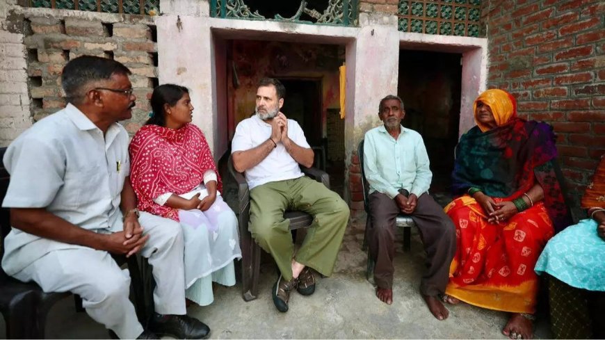 UP lynching case: Rahul Gandhi meets Dalit victim's family; claims govt 'threatening' them