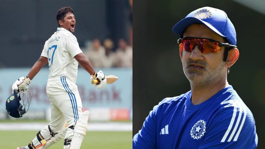 'Not selected because of surname': Congress leader targets Gambhir on Sarfaraz Khan's omission from India squad; BJP hits back