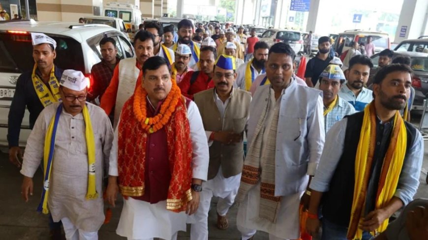 Bihar polls: AAP’s Sanjay Singh slams BJP–JDU, says people of Bihar must ‘beware of dishonest parties’