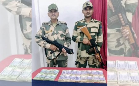 BSF ops across South Bengal border: Gold worth Rs 55 lakh, Bangladeshi currency sized; one arrested