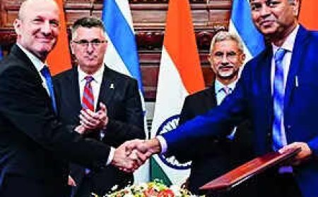 India-Israel sign pact on AI, defence, cybersecurity