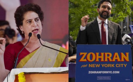 'BJP abuses Nehru but ...': Priyanka on Mamdani's victory speech; slams NDA's 'dynasty politics' charge