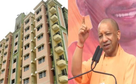 UP CM hands over flats built on land recovered from Mukhtar Ansari to allottees