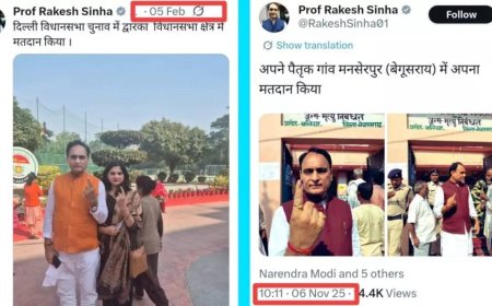 'Vote chori proof': Opposition attacks Rakesh Sinha, BJP leaders for voting in two states; RSS ideologue hits back