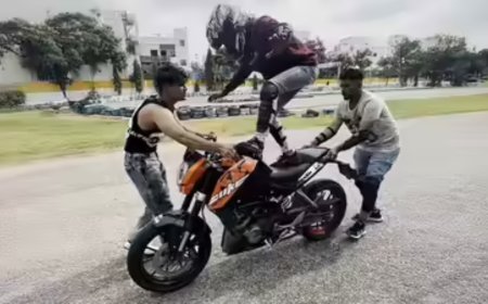 Bike stunt by 4 youths kills Kanpur woman